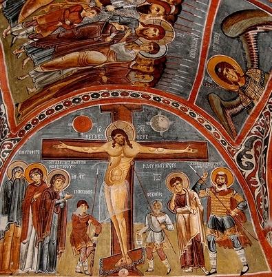 Frescoes in Goreme Open Air Museum (Dark Church)